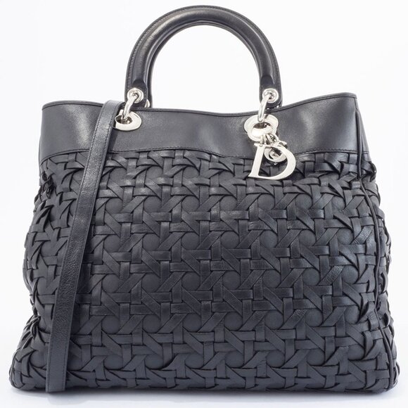 Dior Handbags - DIOR Black Leather Bag